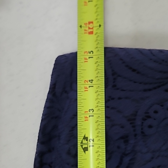 Trina Turk navy blue strapless cocktail dress size 8 - Picture 7 of 8